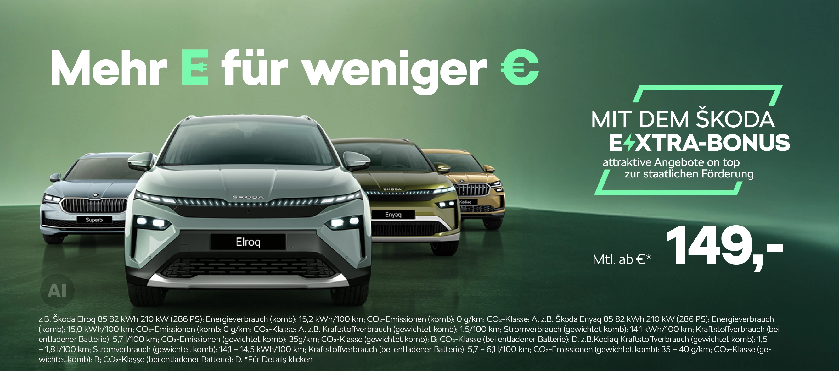 Skoda E-XTRA Bonus