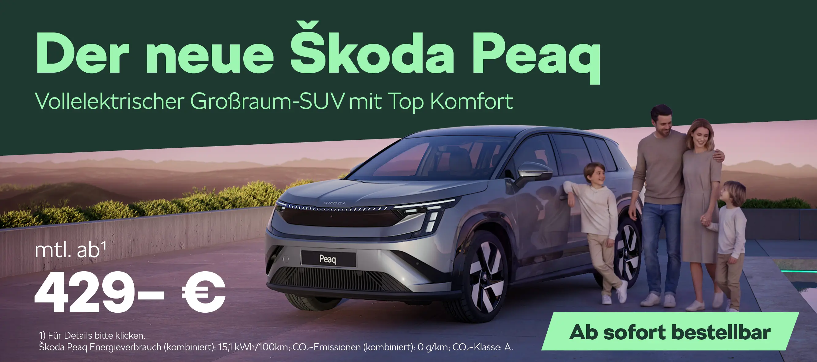 Online neuer Skoda Peaq