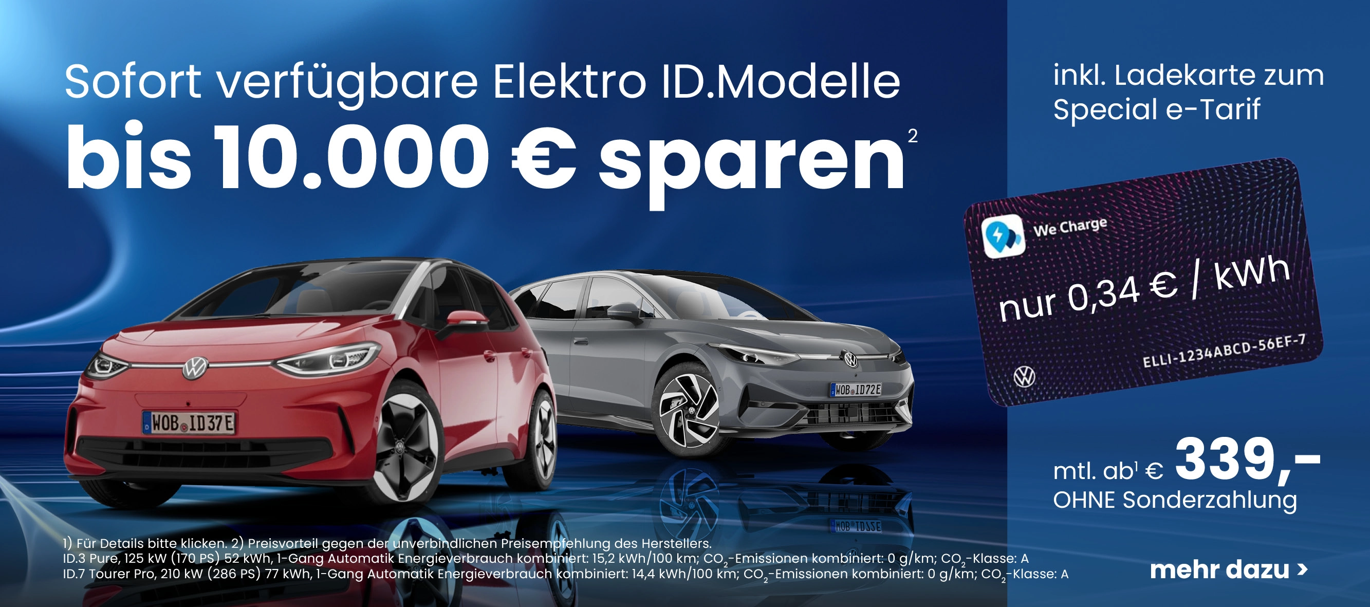 VW ID. Preisvorteil