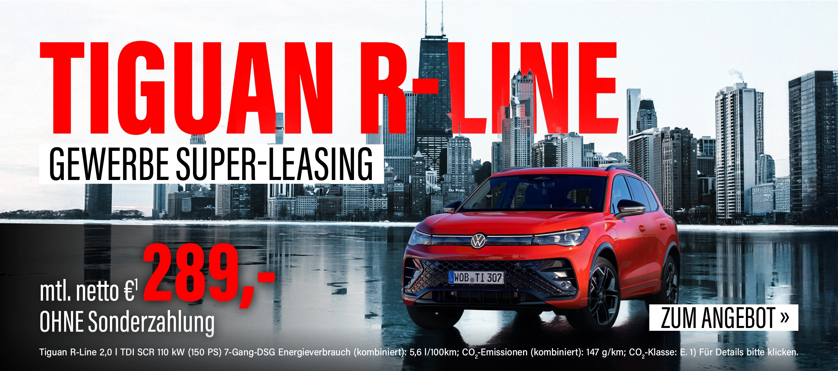 Tiguan R-Line Business Leasing
