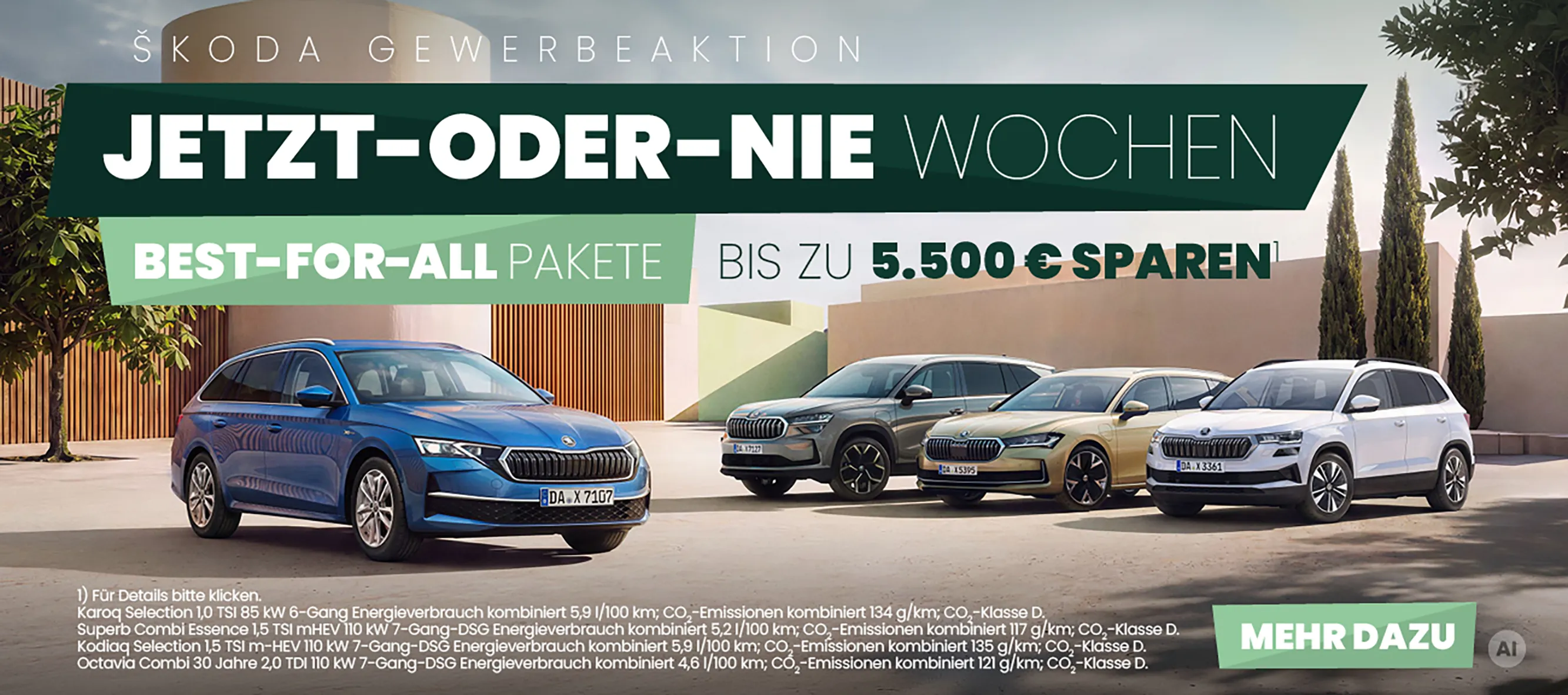 Skoda JETZT-ODER-NIE Wochen