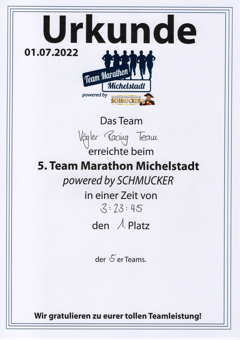 Team Marathon Michelstadt 