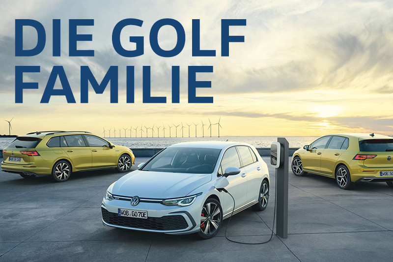 Die VW Golf Family