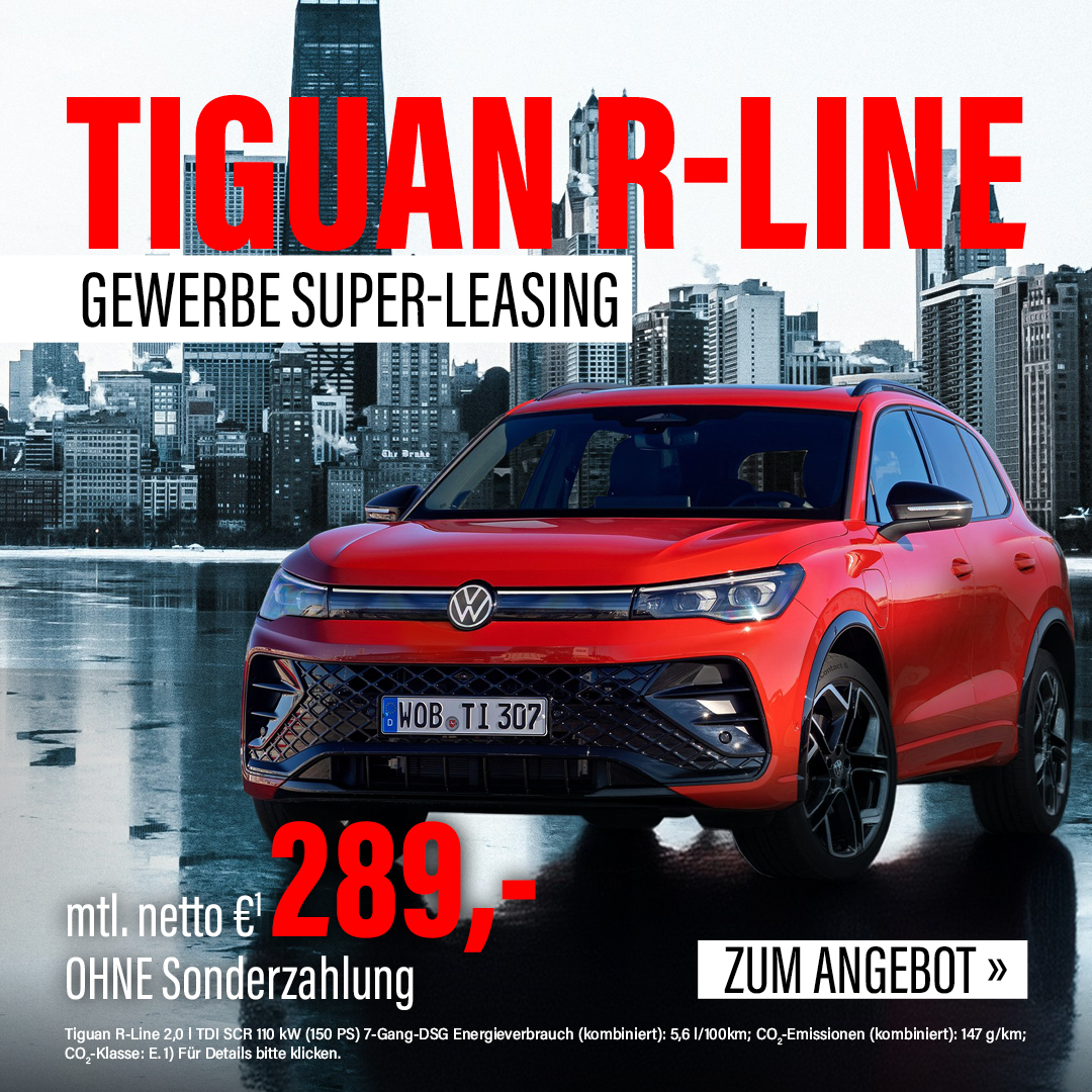 Tiguan R-Line Business Leasing