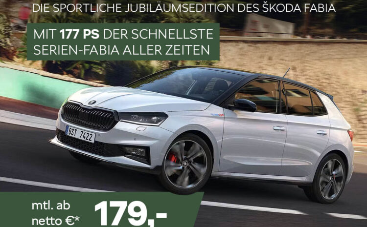  Skoda Fabia 130 Jahre