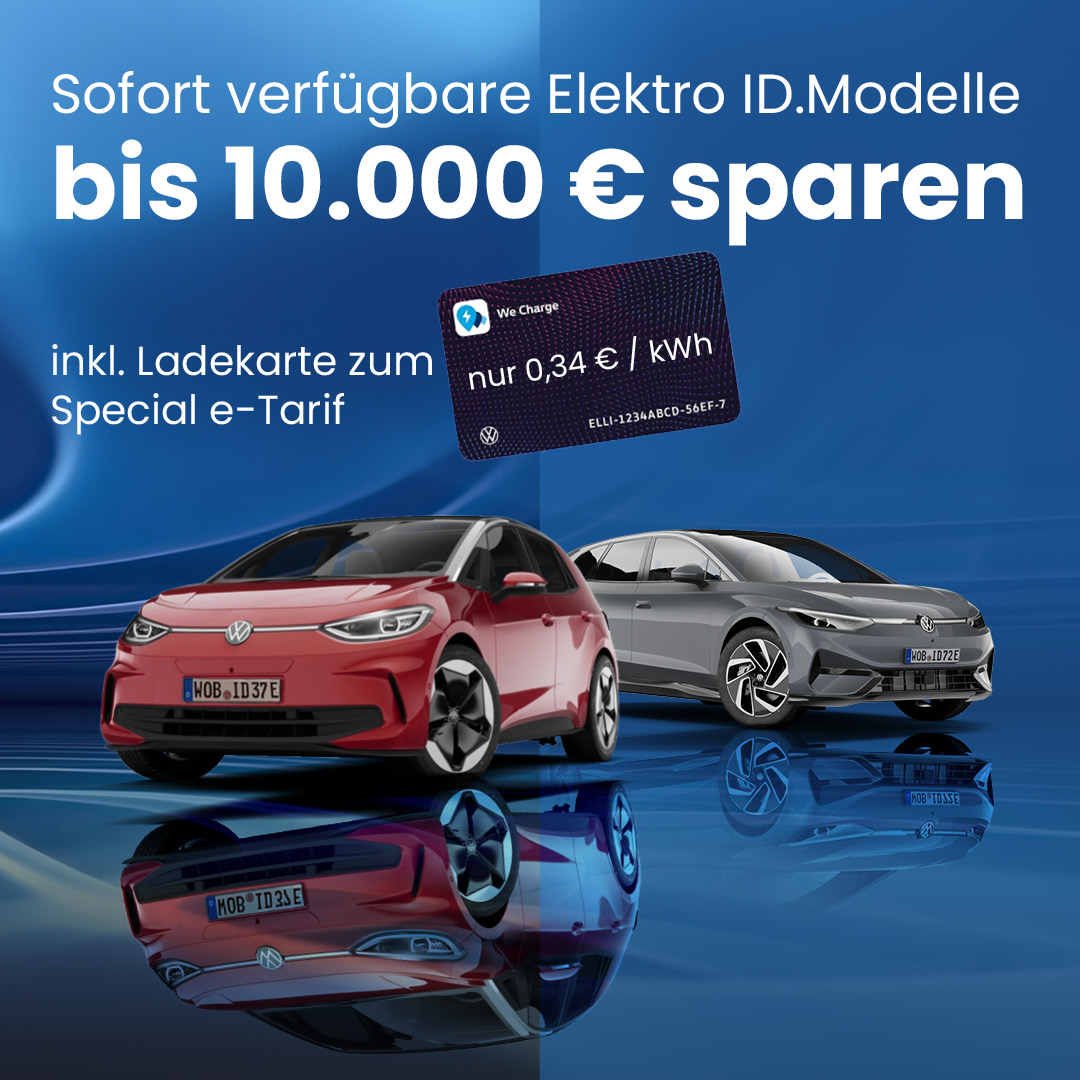 VW ID. Preisvorteil VW ID. Preisvorteil